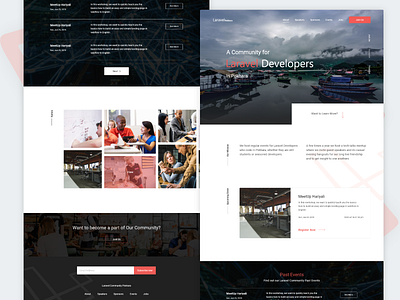 Laravel Pokhara Landing Page