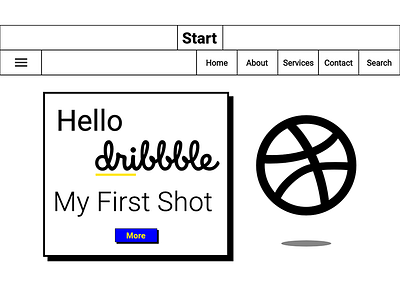 Hello dribbble - First Shot