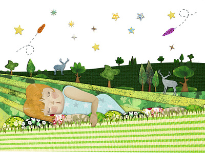 Sleep childrens book childrens illustration illustration illustration art illustrations illustrator photoshop