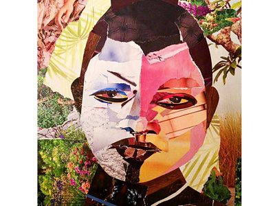 Portrait of a woman africa african african woman collage collage art illustration illustration art illustrations illustrator