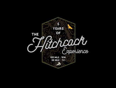 The Hitchcock Experience. brand branding design drawing illustration illustrator logo type typography vector