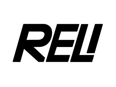 Reli Clothing brand branding clothing logo not a font reli