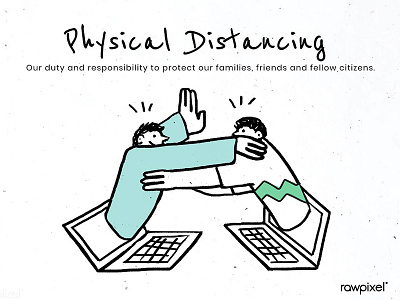 rawpixel & H+K COVID-19 Study: Physical distancing