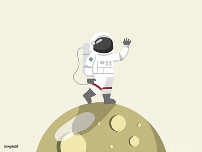 Astronaut astronaut illustration space universe vector