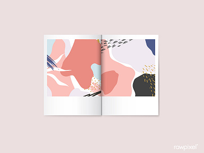 Memphis Background beautiful book cute design graphic illustration memphis memphis design mock up vector