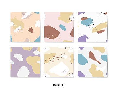 Memphis Pattern Set beautiful cute design graphic illustration vector