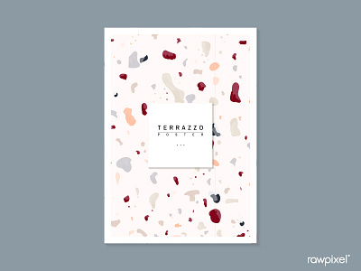 Terrazzo Pattern Vector Set beautiful cute design graphic illustration vector