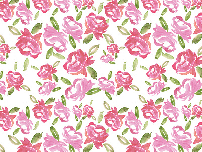 Dancing Roses Pattern