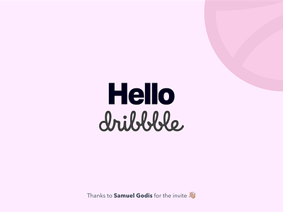 Hello Dribbblers!