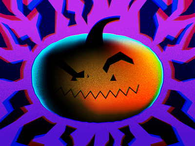 Halloween Pumpkin concept design design designer evil festive halloween horror illustration movie pumpkin scary spooky styleframe