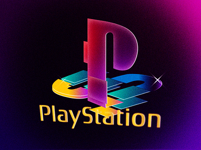 Playstation nostalgia 90s branding concept design designer illustration logo playstation ps1 retro sony styleframe videgame