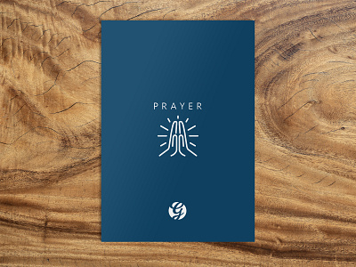Simple Prayer Card connection card