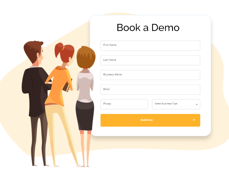 Demo. Book a Demo means. Bookstack logo.