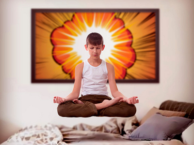 Elevate My Mind boy edition float levitate manipulation meditation yoga zen
