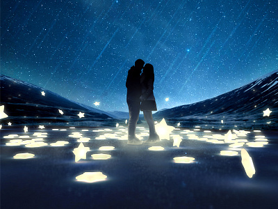 Star Light cosmos digitalart galaxy light love photoshop romance sky stars