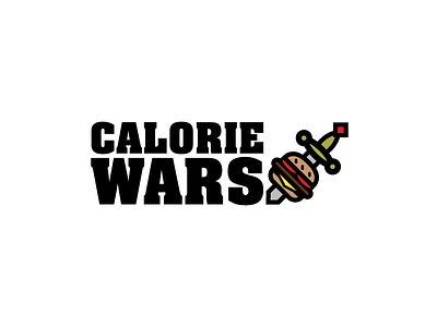 Calorie Wars branding cult illustration logo mark stamp vector witch