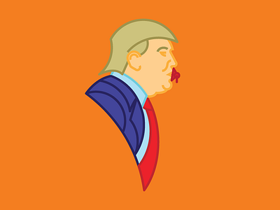 Baby Trump america art baby design donald trump illustration president trump usa vector