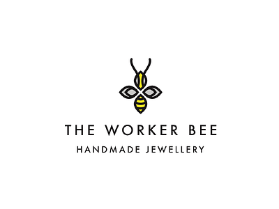 The Worker Bee - Logo Design Lock Up