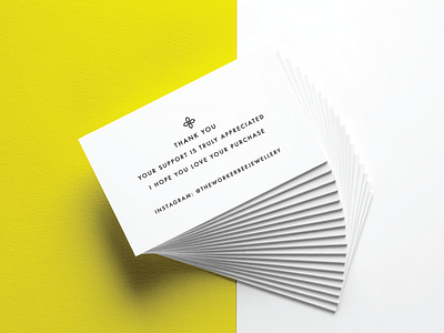 The Worker Bee - Business Card Design