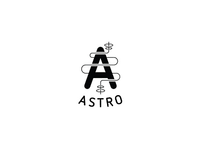 A is for Astro a logo