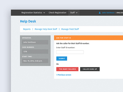 Help desk dialog ui web app wip