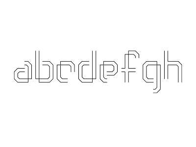abcdefgh font letterforms letters type wip
