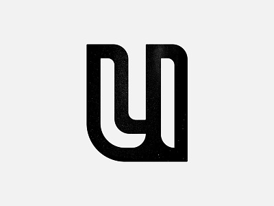 Letter U design lettering type typography