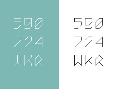 Monospace type design in progress