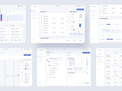 Concreet - Webapp brand charts construction dashboad invoice manage progress projects refurbishment task timeline webapp