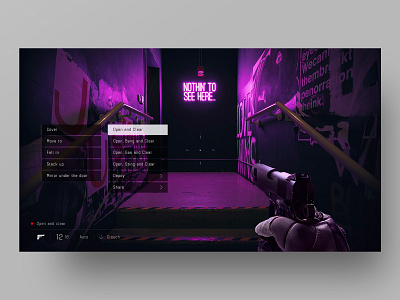 UI Concept - SWAT 4 - Command menu