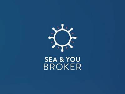 Sea & You Broker Logo boat branding design logo marine