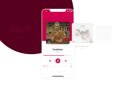 Daily UI Challenge Day #9 challenge dailyui day 9 design music player ui ux