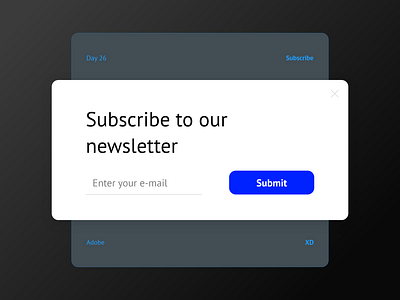 Daily UI Challenge Day #26 challenge dailyui day 26 design subscribe ui ux