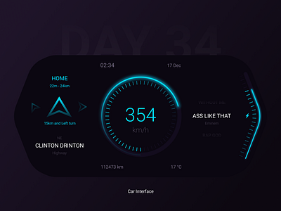 Daily UI Challenge Day #34 car challenge dailyui interface ui ux