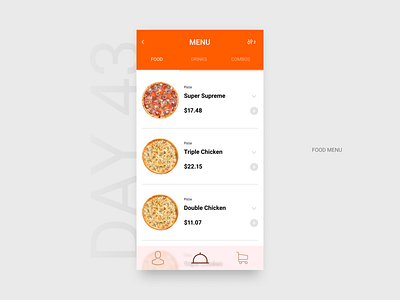 Daily UI Challenge Day #43