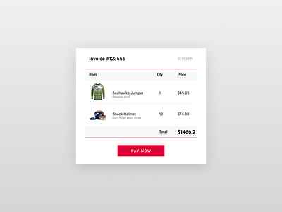 Daily UI Challenge Day #46 challenge dailyui day 46 figma invoice ui ux web design