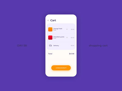 Daily UI Challenge Day #58 app challenge dailyui day 58 design figma mobile shopping cart ui ux