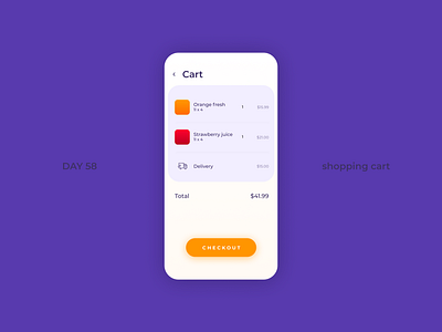 Daily UI Challenge Day #58