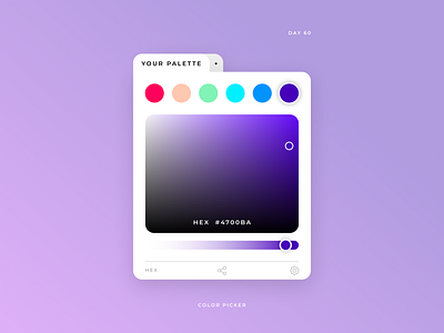 Daily UI Challenge Day #60