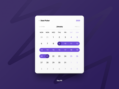 Daily UI Challenge Day #80