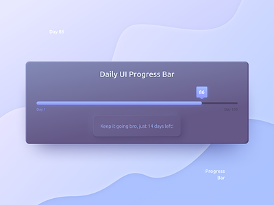 Daily UI Challenge Day #86 challenge dailyui day 86 design figma progress bar ui ux web design