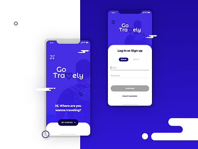 Go Travely - Travel App Design Concept adeventure design mobile mobile app travel travel app trip ui ux