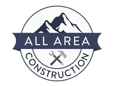 All Area Construction Logo branding design illustration illustrator logo vector