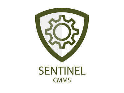 Sentinel CMMS Logo branding design illustration illustrator logo