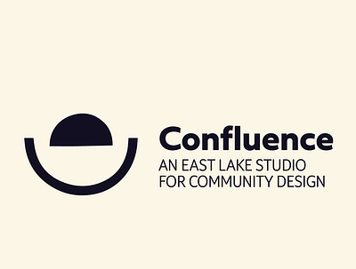 Confluence: An East Lake Studio For Community Design art direction branding design logo vector