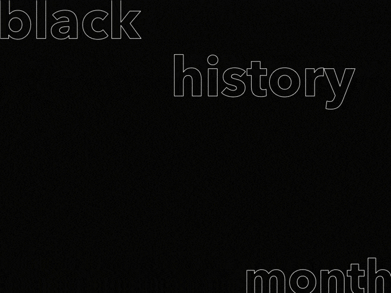 Black History Month 2018 minisite animation animation art direction branding digital gif ui ux web web design website