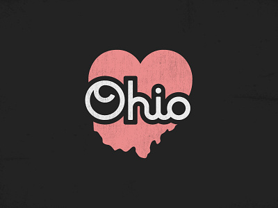 Ohio is for Lovers adobe design graphic heart illustration illustrator logo lovers ohio typography