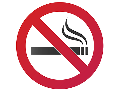 No Smoking Sign abstain filter graphic interdiction no prohibit red smoke smoking white