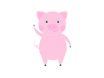 Piggy The Pig by Konstantin Mironov on Dribbble