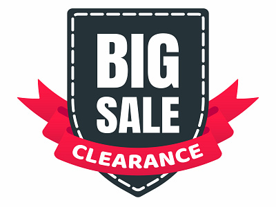 Big sale clearance shield tag ribbon badge